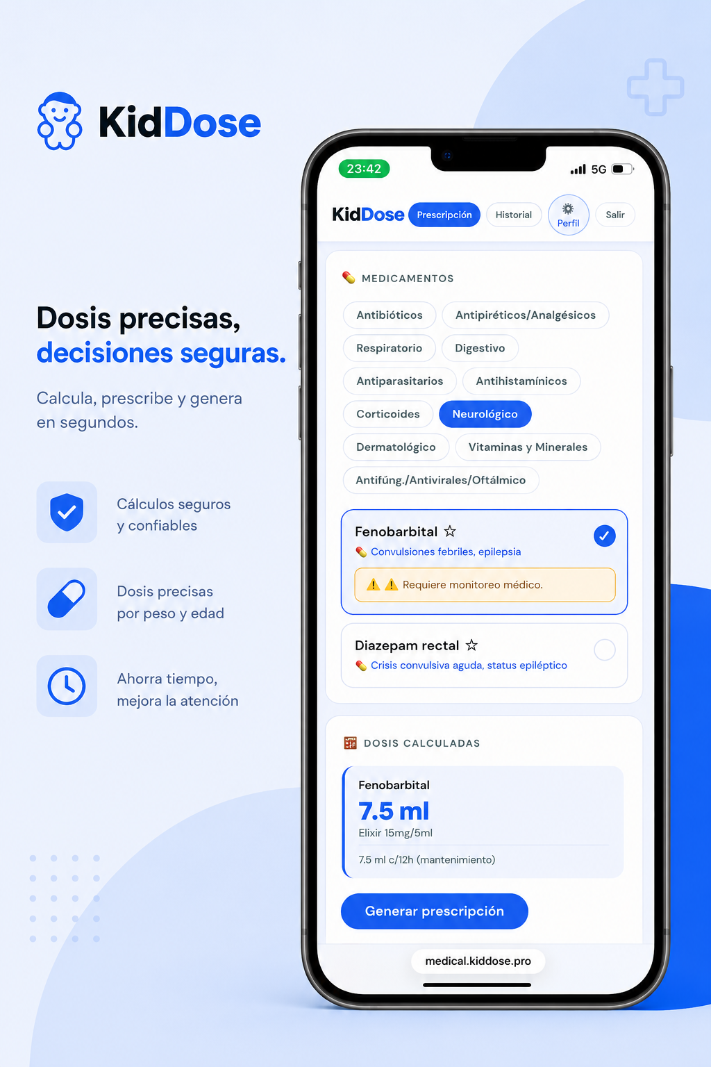 KidDose Medical — Asistente de Prescripción Pediátrica para Médicos - Imagen 3