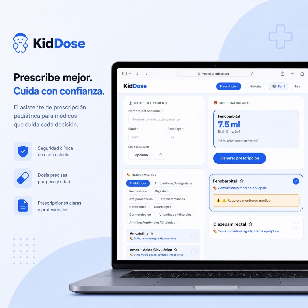 KidDose Medical — Asistente de Prescripción Pediátrica para Médicos - Imagen 4