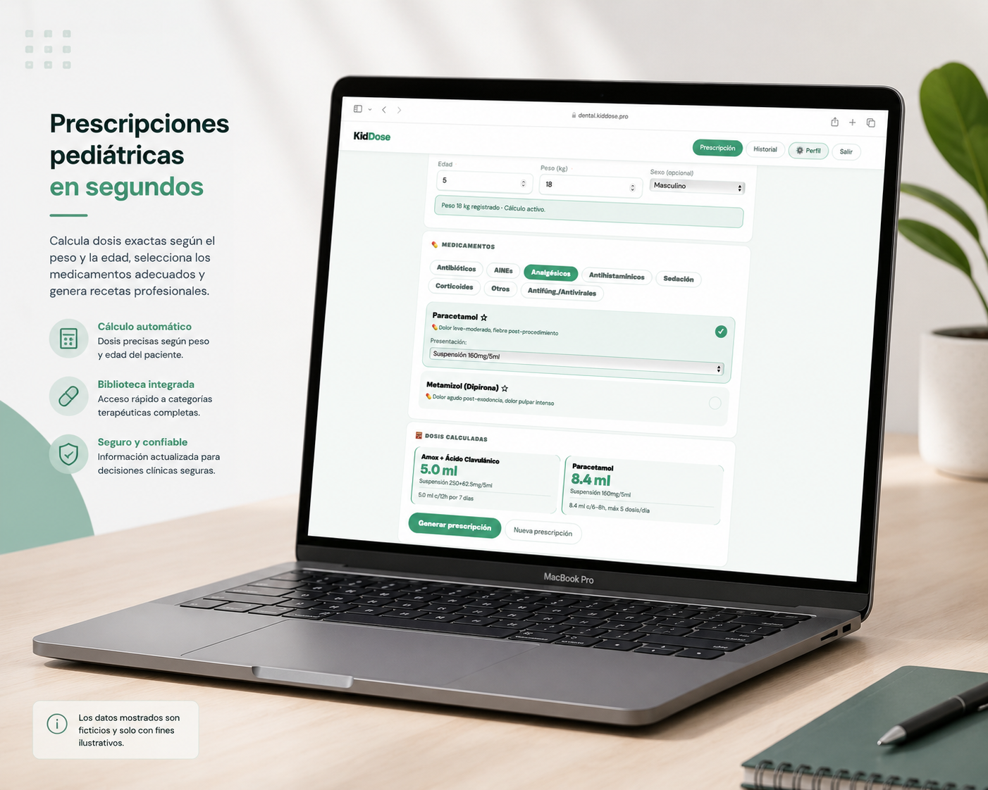 KidDose Dental — Asistente de Prescripción Odontopediátrica - Imagen 4