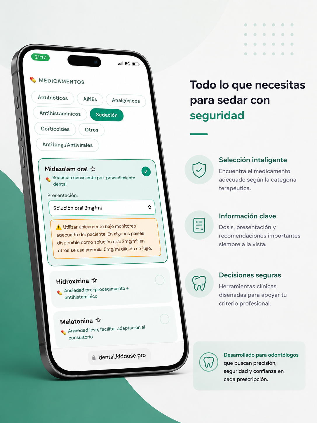 KidDose Dental — Asistente de Prescripción Odontopediátrica - Imagen 7