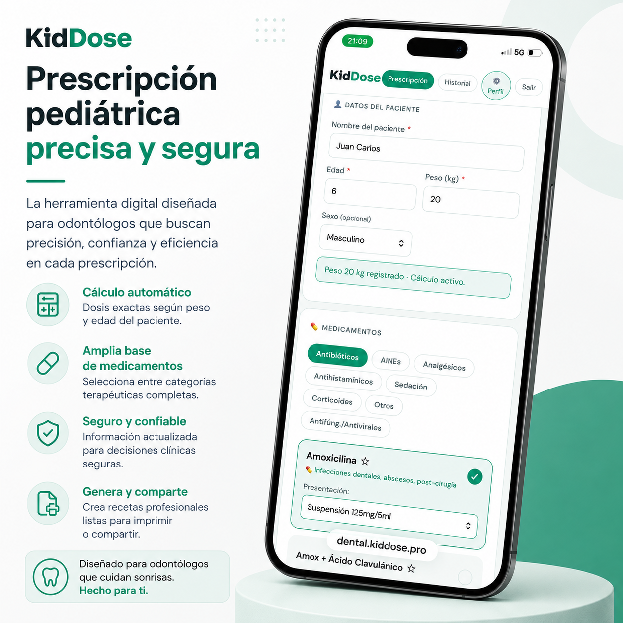 KidDose Dental — Asistente de Prescripción Odontopediátrica - Imagen 9
